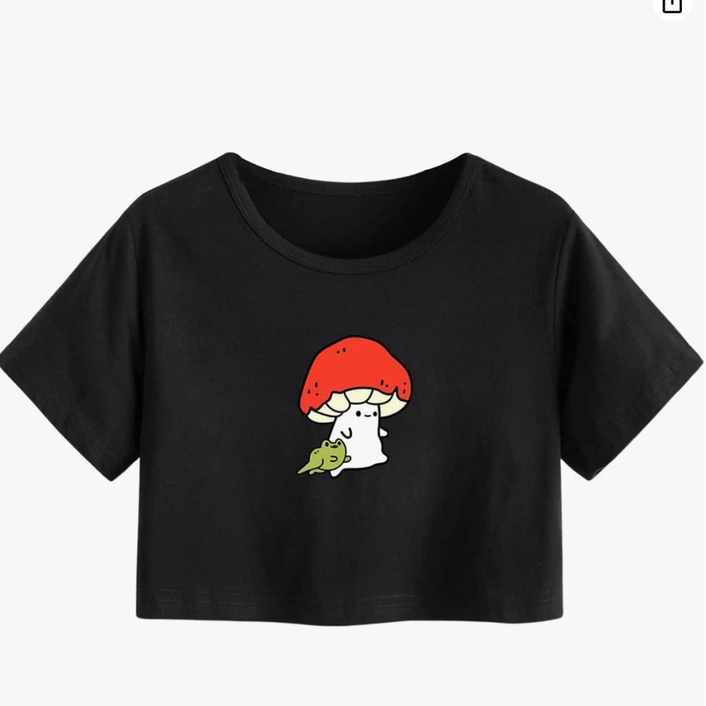 SweatyRocks Women's Graphic Print Crop Top